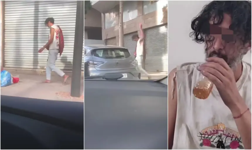 شريط يوثق إصابة فنان مغربي بالجنون يخلق الجدل بمواقع التواصل الاجتماعي (فيديو)
